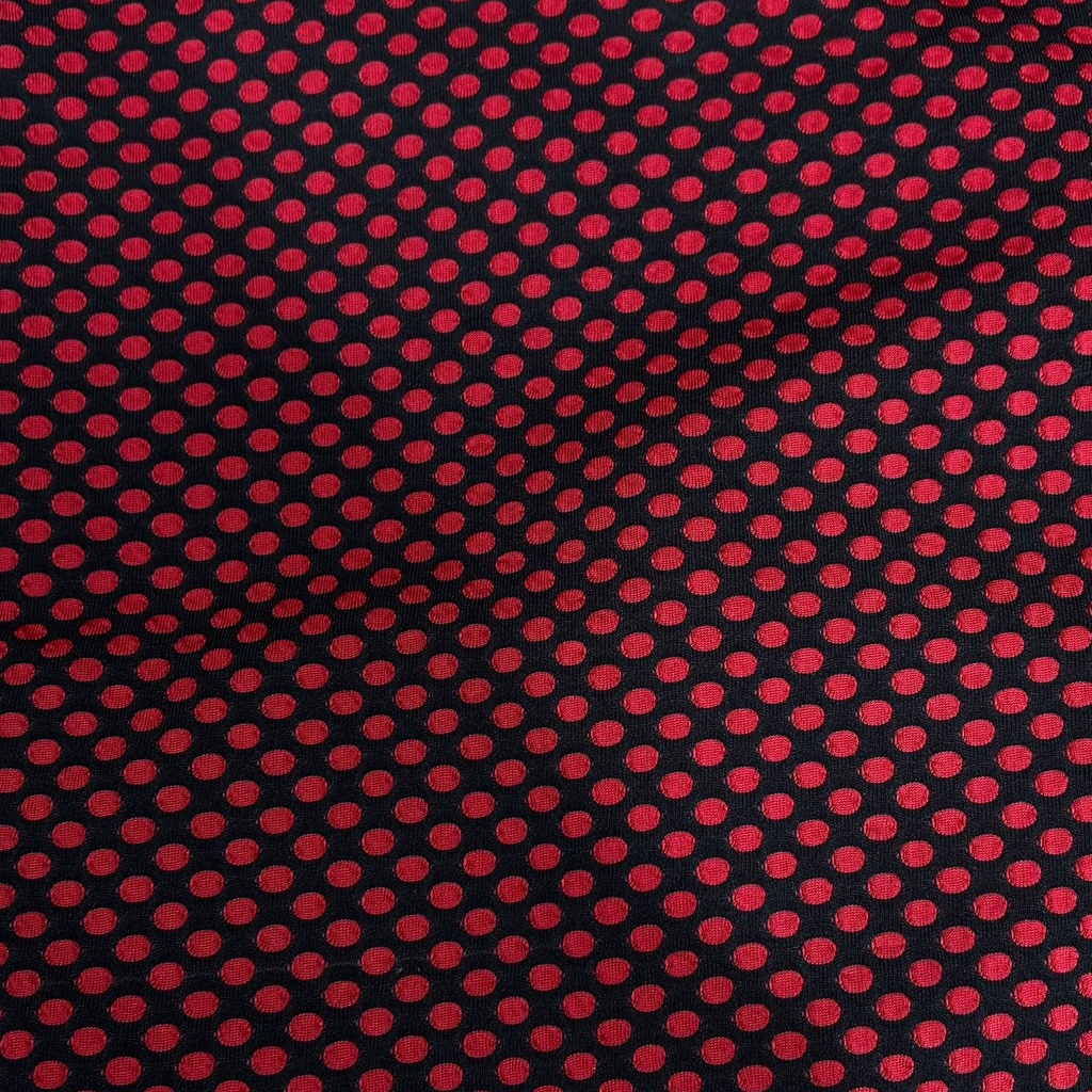 Red & Black Knitted Jacquarde