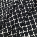 AGT-HNL-83 (White Squares Black Gold Lurex) Tweed
