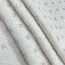 Luxury Tweed (Cutdana Lace White)