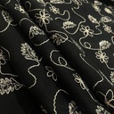 Luxury Tweed (Cutdana Tropical Black)