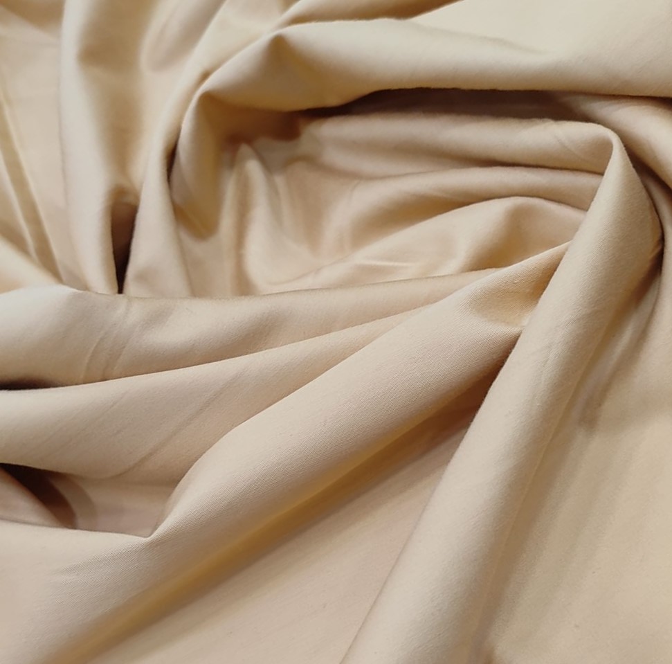 Cotton Satin (Giza Finish) Dyed Fabric