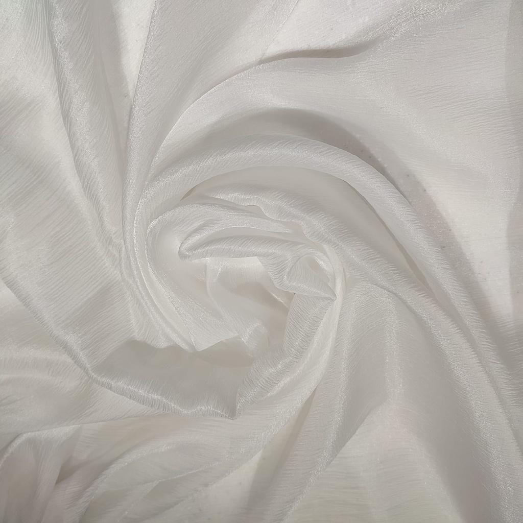 Crush Organza Satin Dyed Fabric