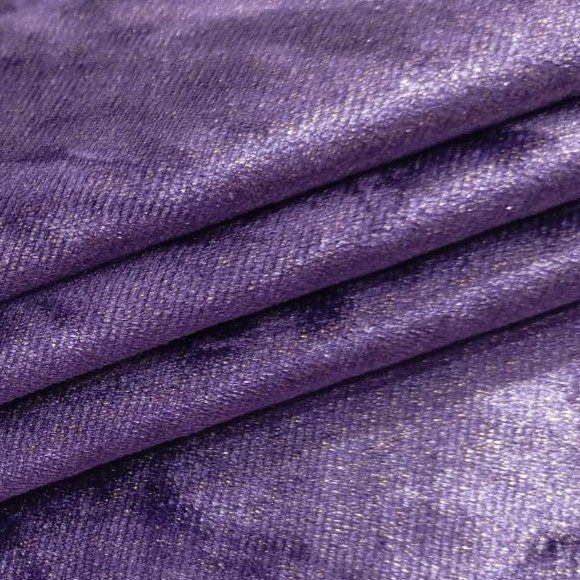 Metallic Velvet Dyed Fabric