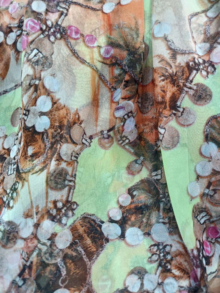 Print On Flat Chiffon FCPS175