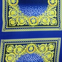 Aladin Golden Print On Korean Satin S23-KSPS12