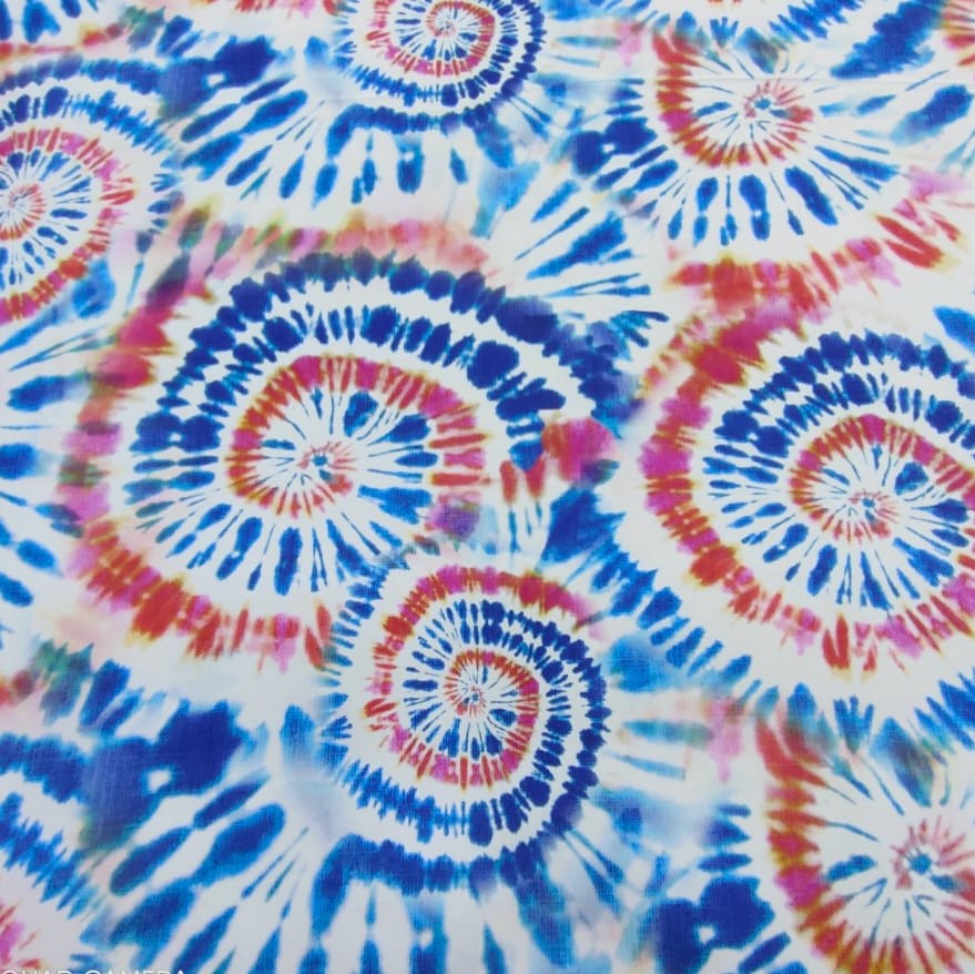 Modern Tiedye Print On Royal Georgette (SS20) RGPS12