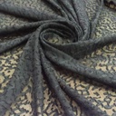 Clip Jacquard Dyed Fabric (Abstract, Black)