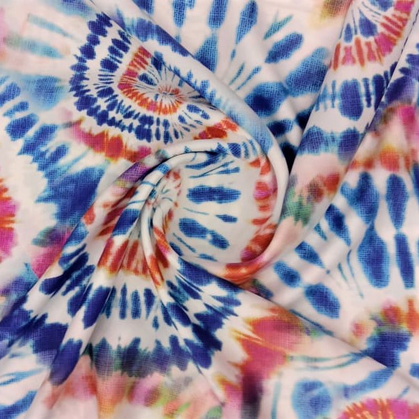 Bandhani Print On Sumo Satin S23-SSPS3