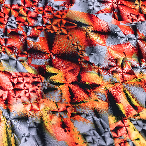 Kaleidoscope Art Print on Pure Silk Satin