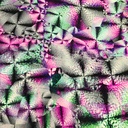 Prism Print on Pure Silk Satin