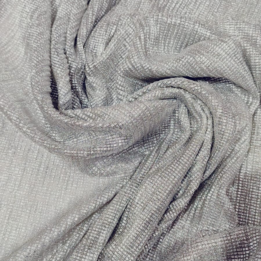 Platinoir Crepe Plain Dyed Fabric