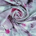 Waterbrush Effect (Pink) Print On Banana Crepe S23-BCPS24