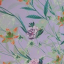 Tropical Galore (Lilac) Print On Roberto Cavalli  RCPS28
