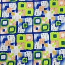 Abstract Artwork Print On Korean Satin S23 KSPS04