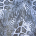 Black & White Leopard Silk Chiffon Print S23-SCPS227