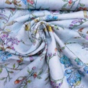 Floriated Print On Sumo Satin S23-SSPS8