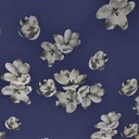 Ivory Floral Print On Snake Crepe S23 SCPS13