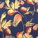 Pineapple Print On Korean Satin S23 KSPS88
