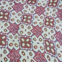 Geometrical Brown Check Print On Silk Chiffon S23-SCPS150
