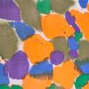 Multi Colour Spots Print On Silk Chiffon S23-SCPS172