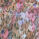 Abstract Brush Art Print On Silk Chiffon S23-SCPS101