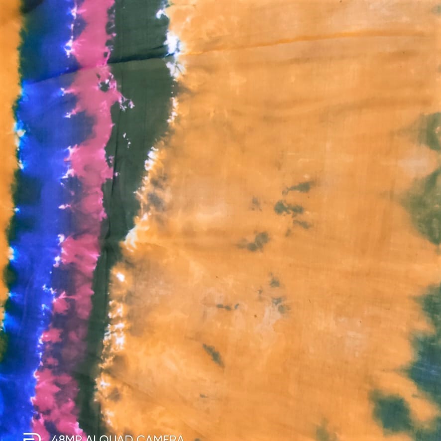 Rock Print On Silk Chiffon S23-SCPS195