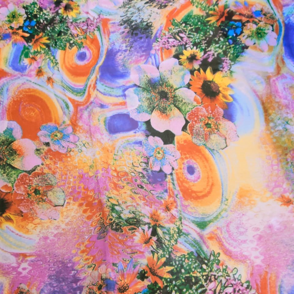 Graden Print On Silk Chiffon S23-SCPS154