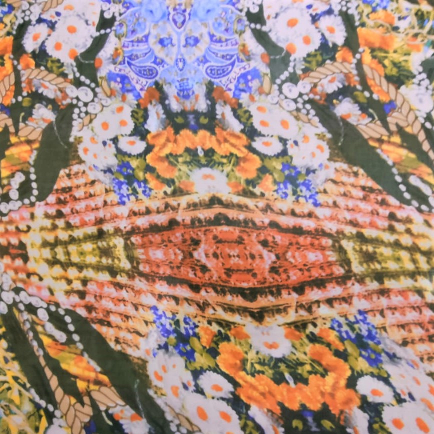 Netherland Print On Silk Chiffon S23-SCPS174