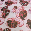 Paisley Floral Pot Print On Silk Chiffon S23-SCPS178