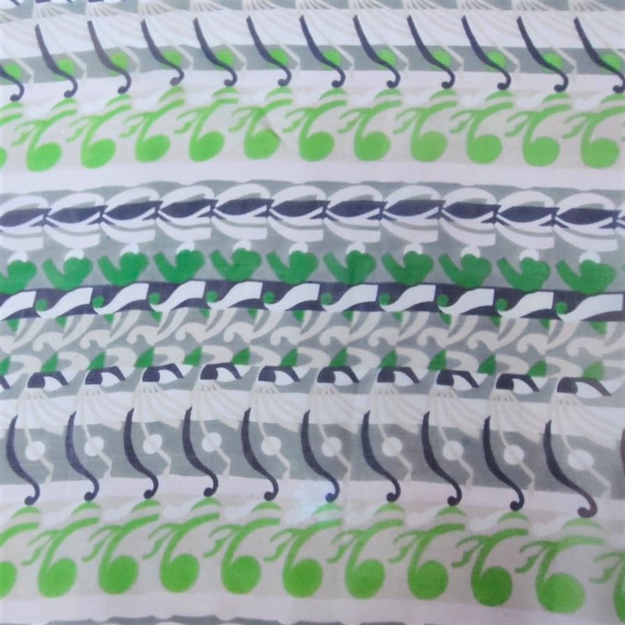 Seeds Print On Silk Chiffon S23-SCPS196