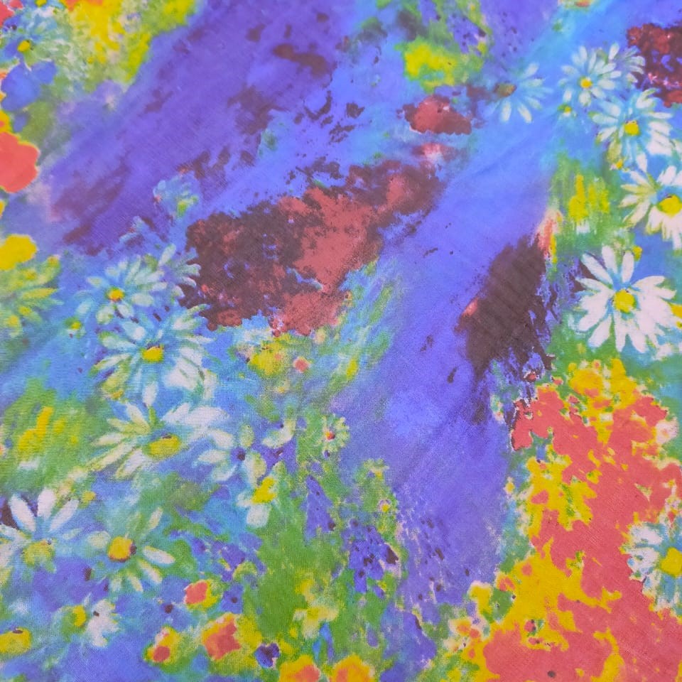 Aztech Print On Silk Chiffon S23-SCPS109