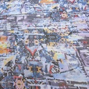 Artwork Print On Silk Chiffon S23-SCPS107