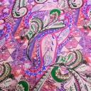 Pink Base Floral Print On Silk Chiffon S23-SCPS184