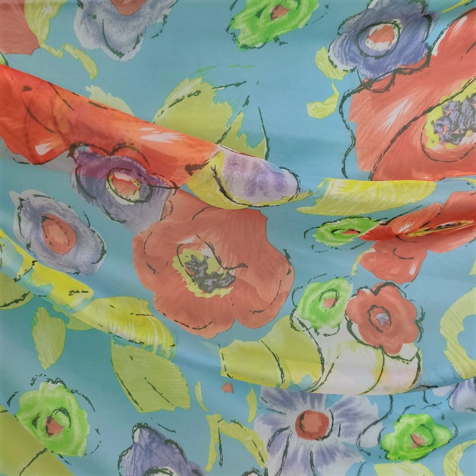 Print On Flat Chiffon FCPS296