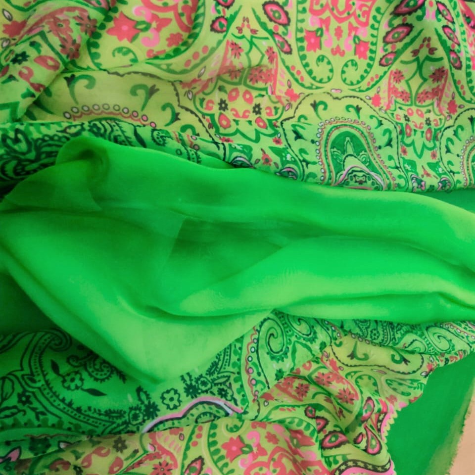 Print On Flat Chiffon FCPS259