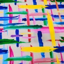 Multi Colour Wall Art Print On Korean Satin S23 KSPS77