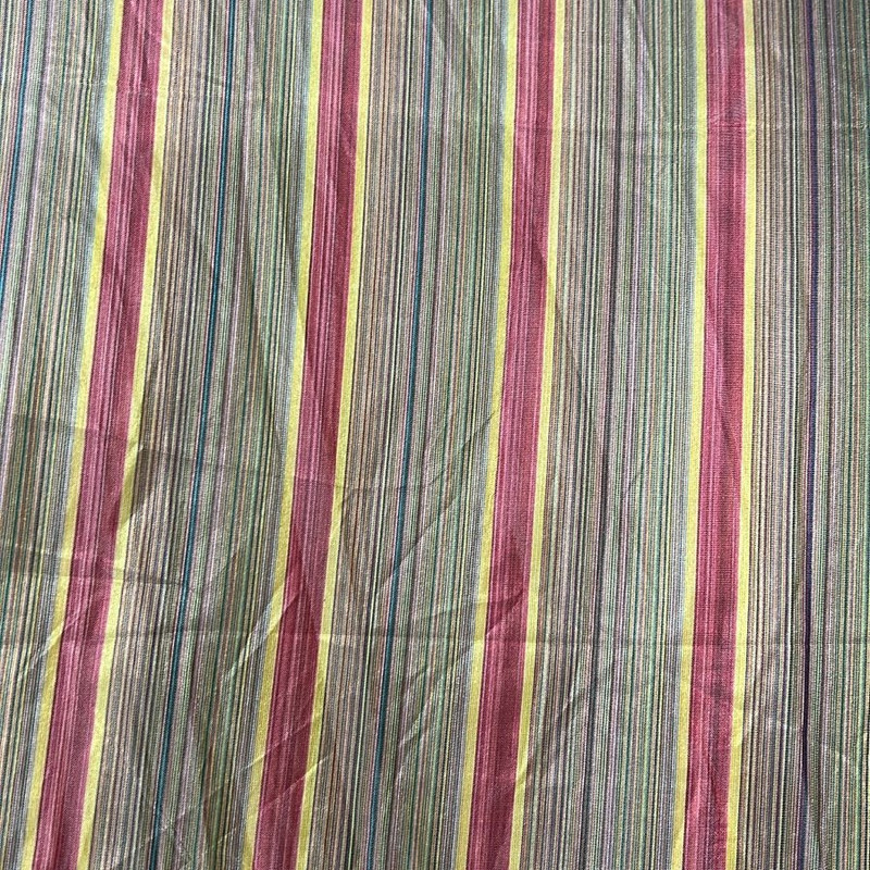 Poly Silk Stripe Yarn Dyed Fabric (SS25) FFFS18