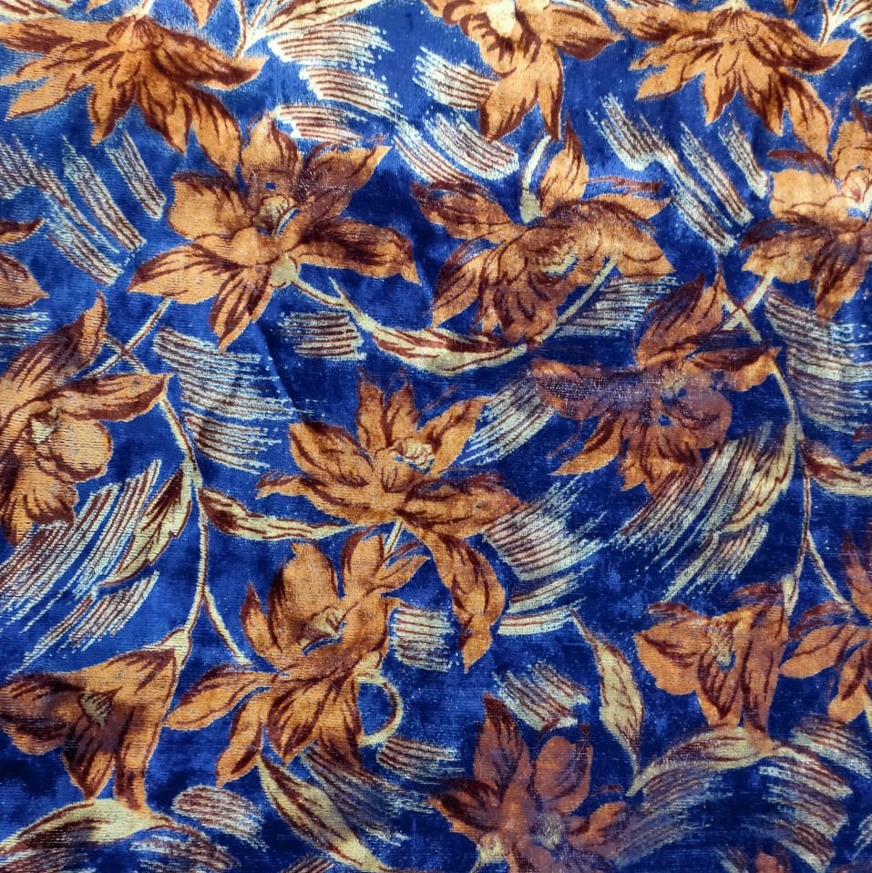 Print On Viscose Velvet #04