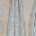 White Dyed Lace Fabric#09