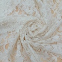 White Cotton Lace Dyed Fabric WCLS01