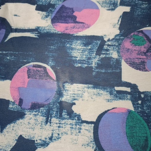 Japenese Shades Art Print On Habutai Satin S24 HSPS57