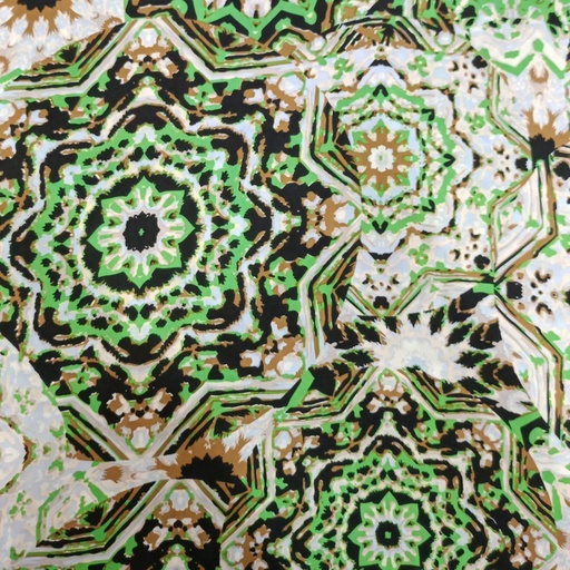 Missoni Green Print On Korean Satin S23 KSPS71