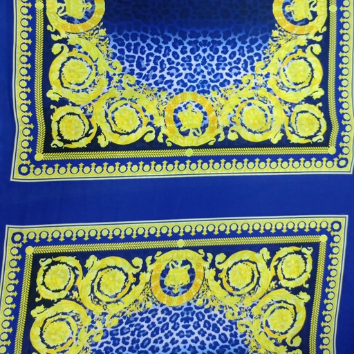 Aladin Golden Print On Korean Satin S23-KSPS12