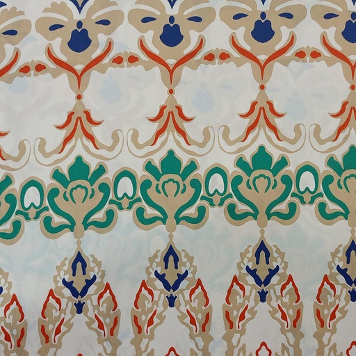 Ancient Bohemian Print On Korean Satin SS22N KSPB21
